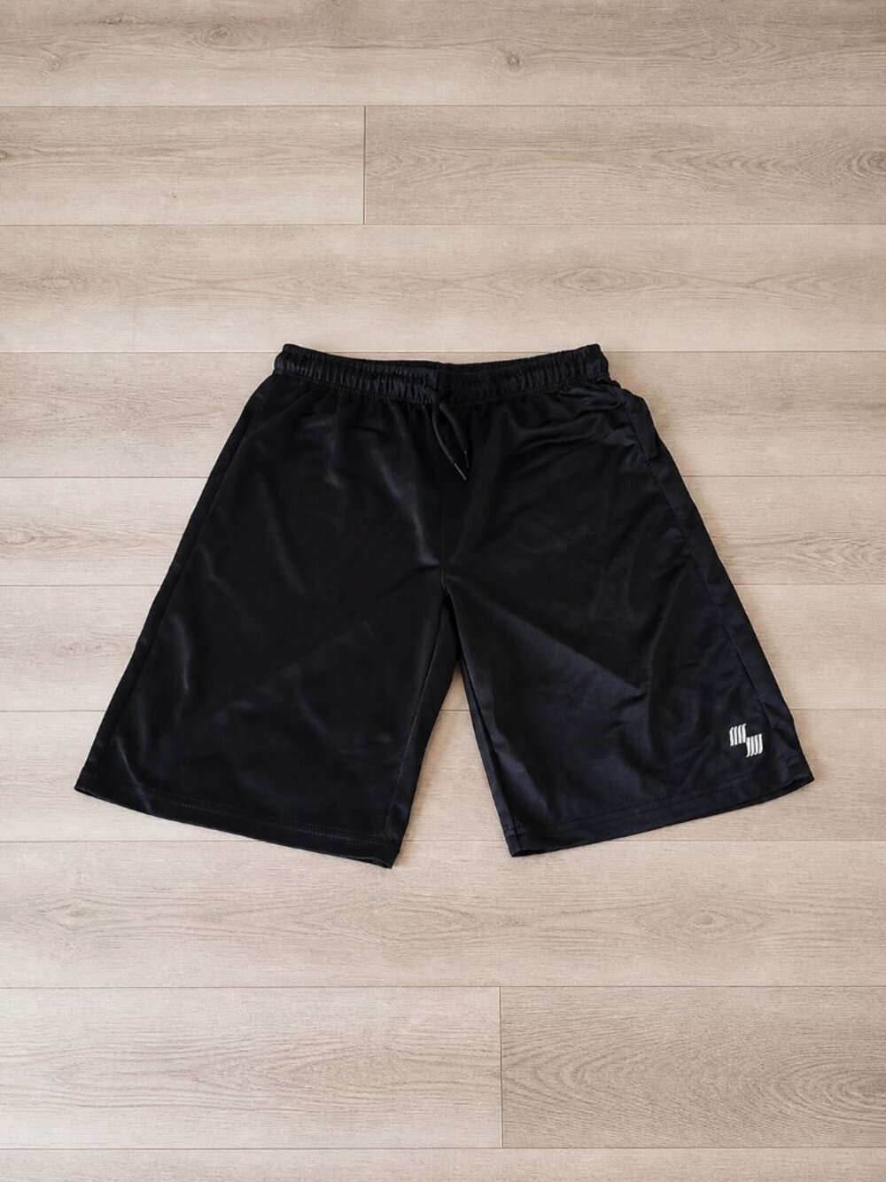 Place Sport boys Black Athletic Shorts with Elastic drawstring Waist size XL